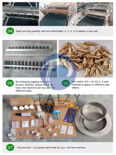 tray seeding machine parts