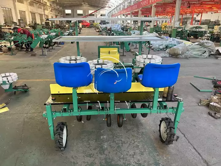 3 row crop transplanter