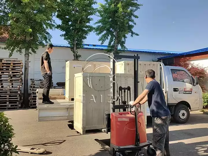 vegetable nursery equipment loading site