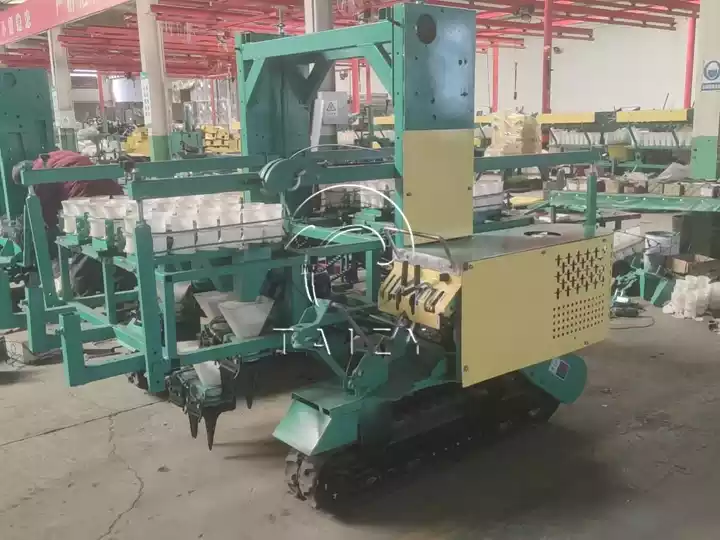 12 row crawler self propelled vegetable transplanter