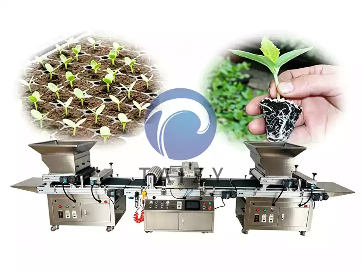 drum type seedling tray machine