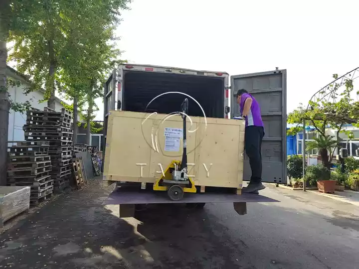 nursery seeding machine container loading